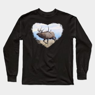 Elk in My Heart Long Sleeve T-Shirt